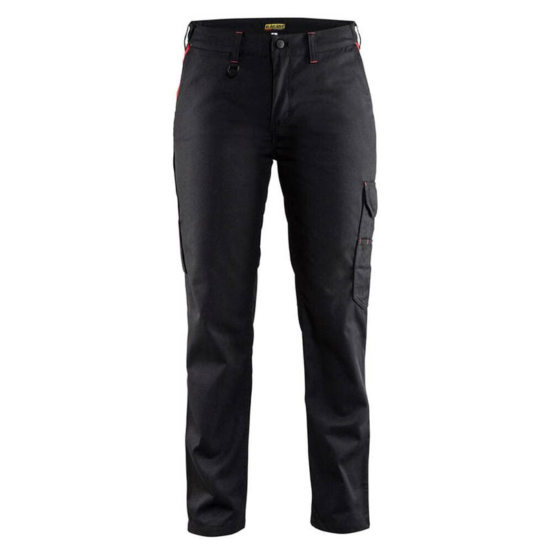 Blakläder Damen-Bundhose "Industrie" Grösse, 1 Stück, C44, schwarz/rot, 710418009956C44 Schwarz/Rot