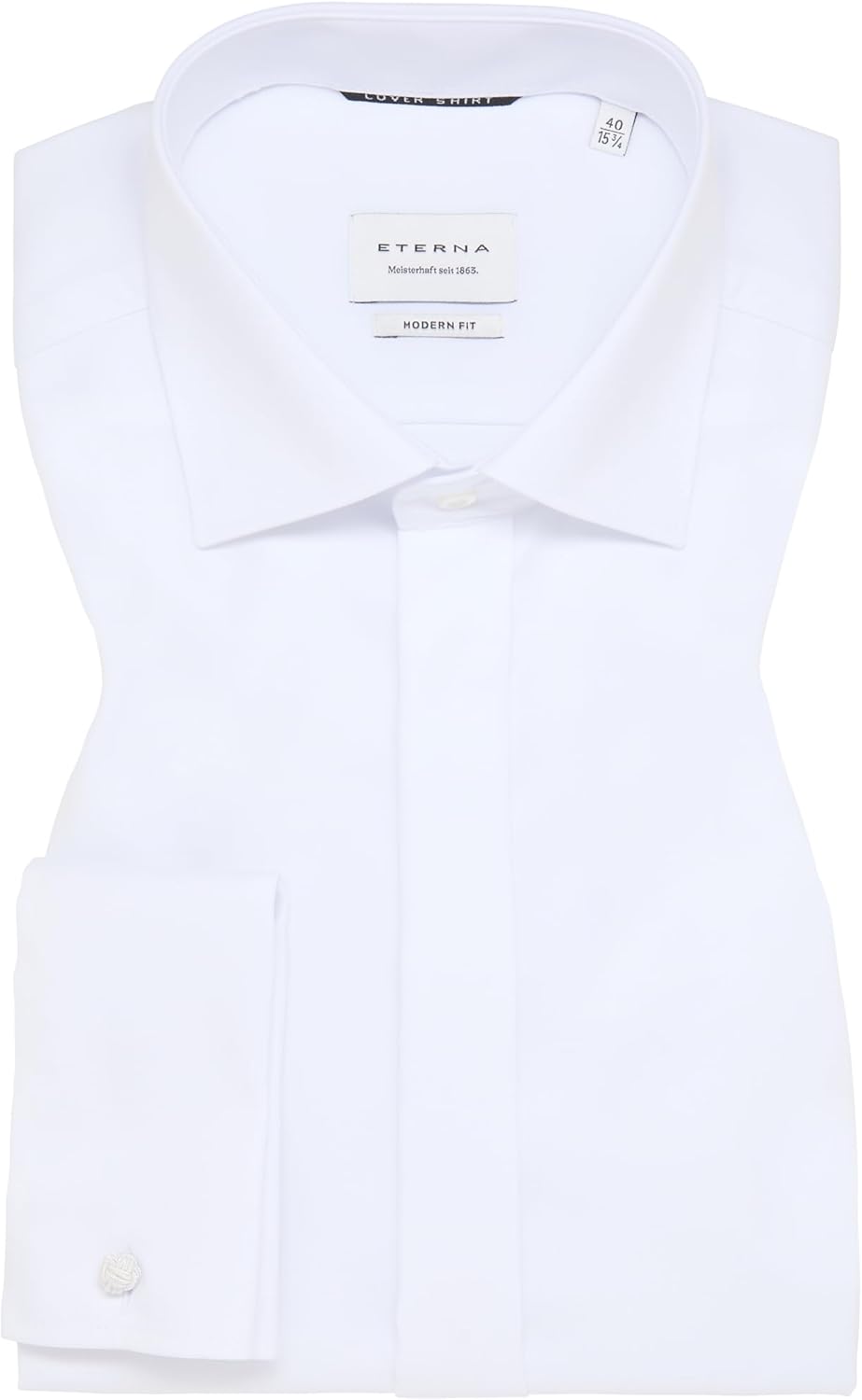 ETERNA Herren Cover Shirt MODERN FIT 38 Weiã, 38 Weiã