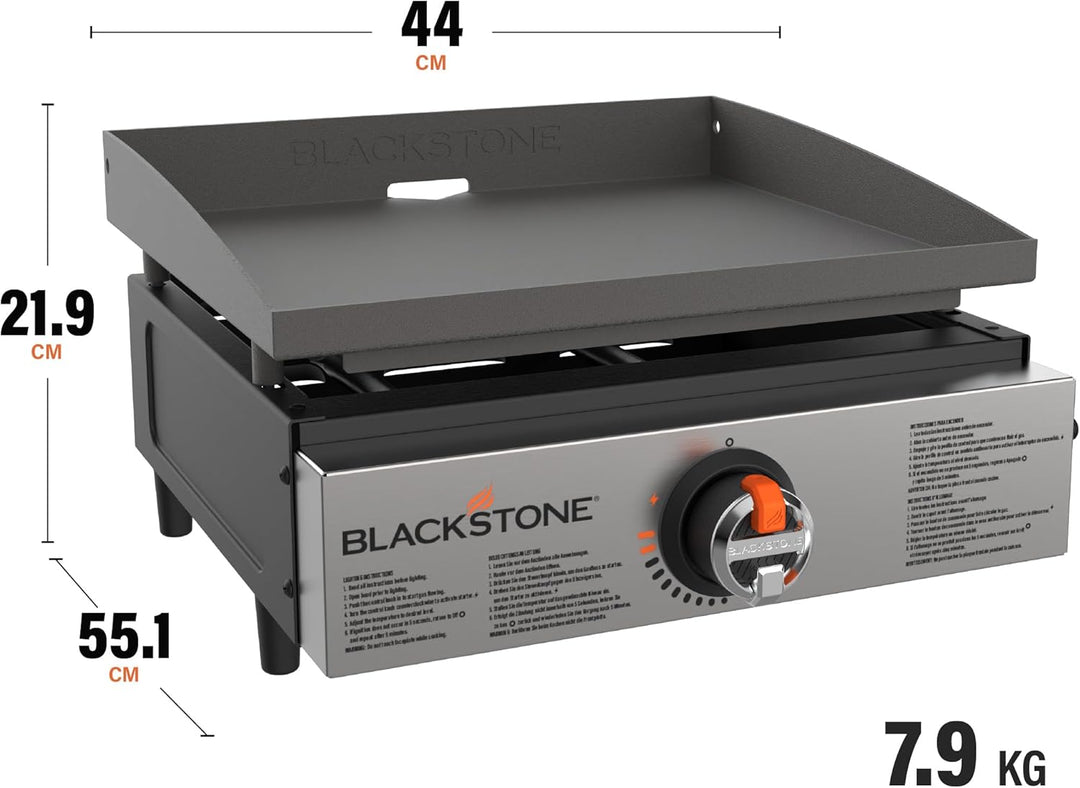 Blackstone 17″ Griddle Tischgrill mit 1 Brennern