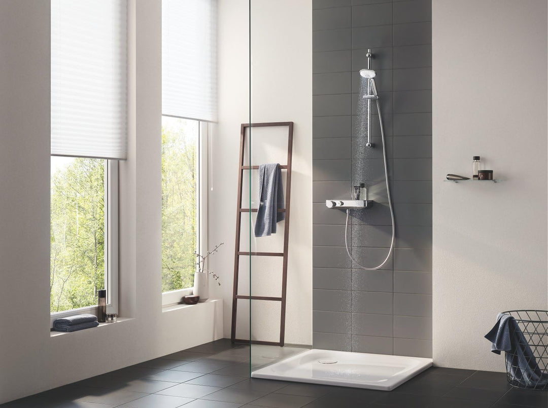 GROHE Grohtherm SmartControl - Thermostat-Brausebatterie (langlebige Oberfläche, Wandmontage, Sicher