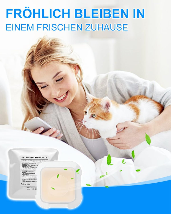 Haliya 6 Stück N50 2.0 Geruchsvernichter für PETKIT Pura Max/Pura Max 2 / Purobot Max Pro Selbstrein