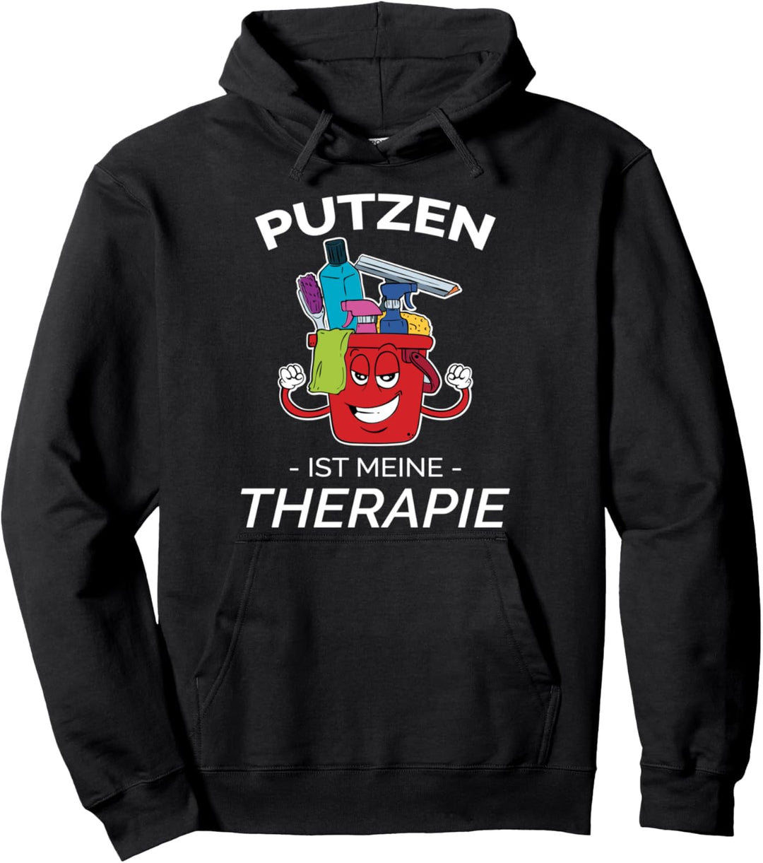 Lustiges Putzfrau Putzmann Reinigungskraft Design Pullover Hoodie