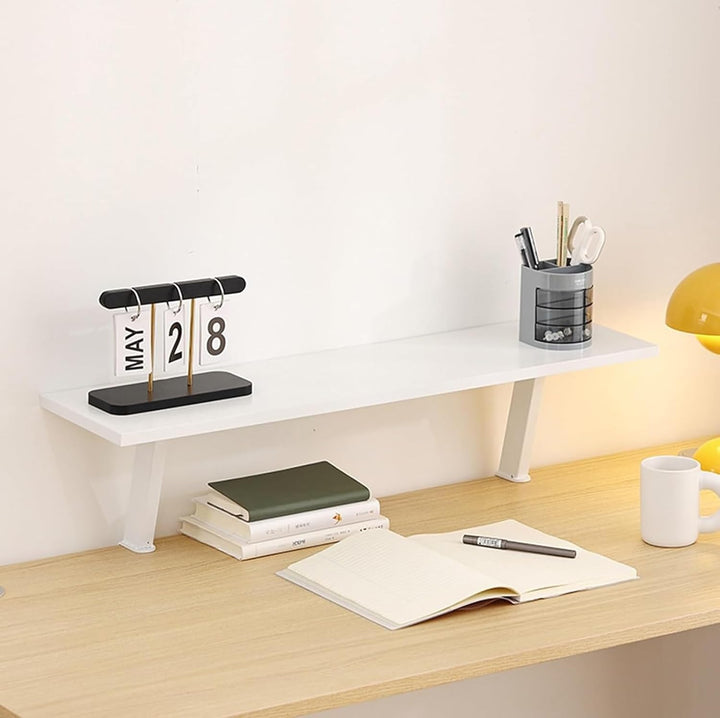 QSTGX Klemmbares Schreibtisch Organizer Regal, Schreibtischregal Adjustable Desk Shelf Clamp Tischve