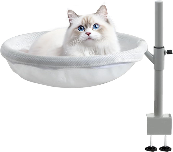 Katzenbett Schreibtischmontage - Katzen Schreibtisch Hängematte | 360° Drehbares Möbelstück Mit Abne