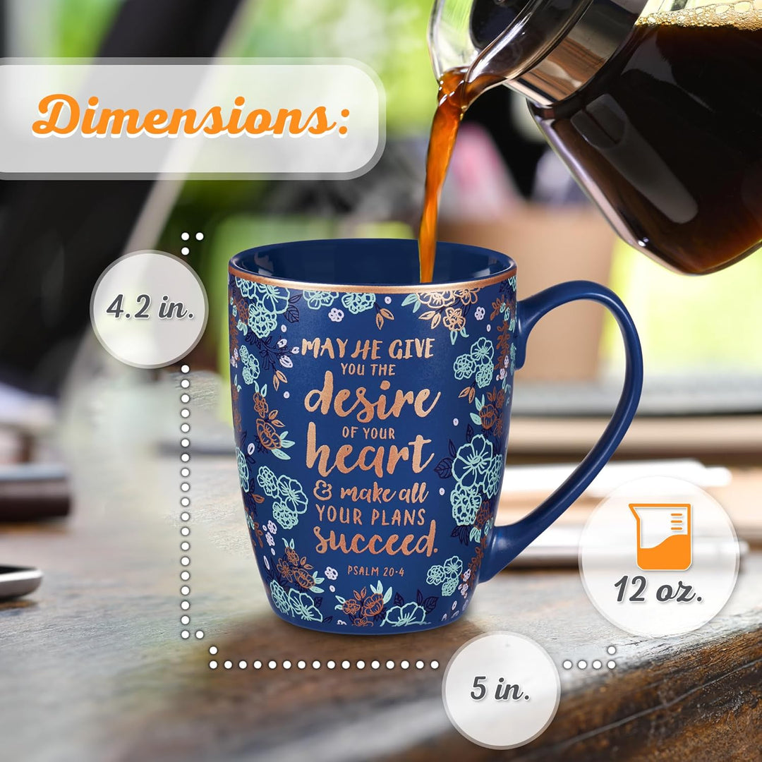 Tasse – Der Wunsch von Ihr Herz, blau Desire Of Your Heart, Desire Of Your Heart