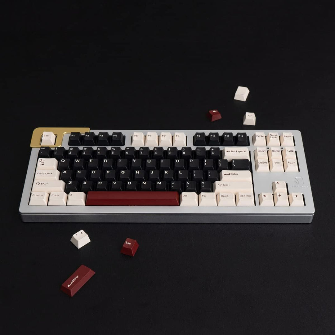 172 Tasten Double Shot Tastenkappen Cherry Profil Rome Keycaps für 61/64/87/1041/08 ANSI/ISO-Layout
