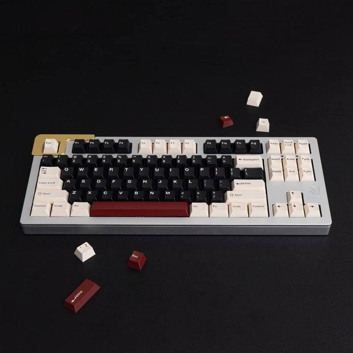 172 Tasten Double Shot Tastenkappen Cherry Profil Rome Keycaps für 61/64/87/1041/08 ANSI/ISO-Layout