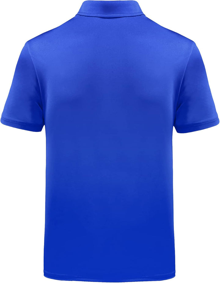 JACKETOWN Poloshirts Herren Kurzarm Hemd Männer Bedrucktes T-Shirts Outdoor Sport Atmungsaktiv Golf