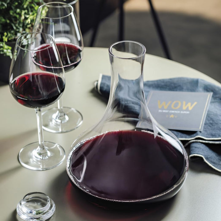 Villeroy und Boch Purismo Wine Rotweindekanter, 1 L, Glas, Klar 1000 ml, 1000 ml