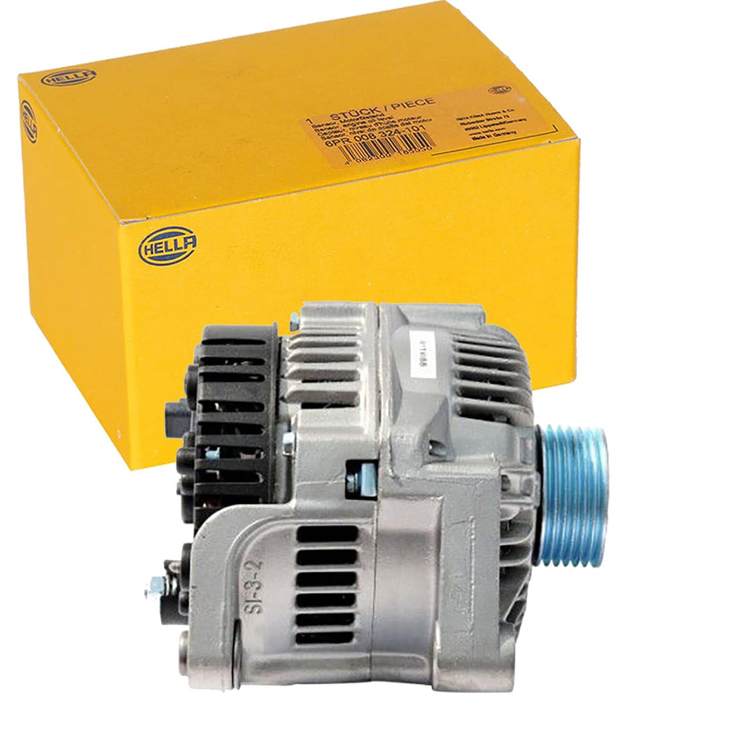HELLA - Generator/Lichtmaschine - 14V - 75A - für u.a. Renault Scénic I Mpv (JA0/1_, FA0_) - 8EL 011