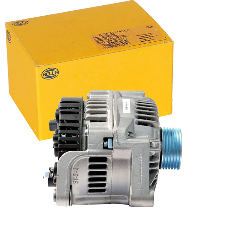 HELLA - Generator/Lichtmaschine - 14V - 75A - für u.a. Renault Scénic I Mpv (JA0/1_, FA0_) - 8EL 011