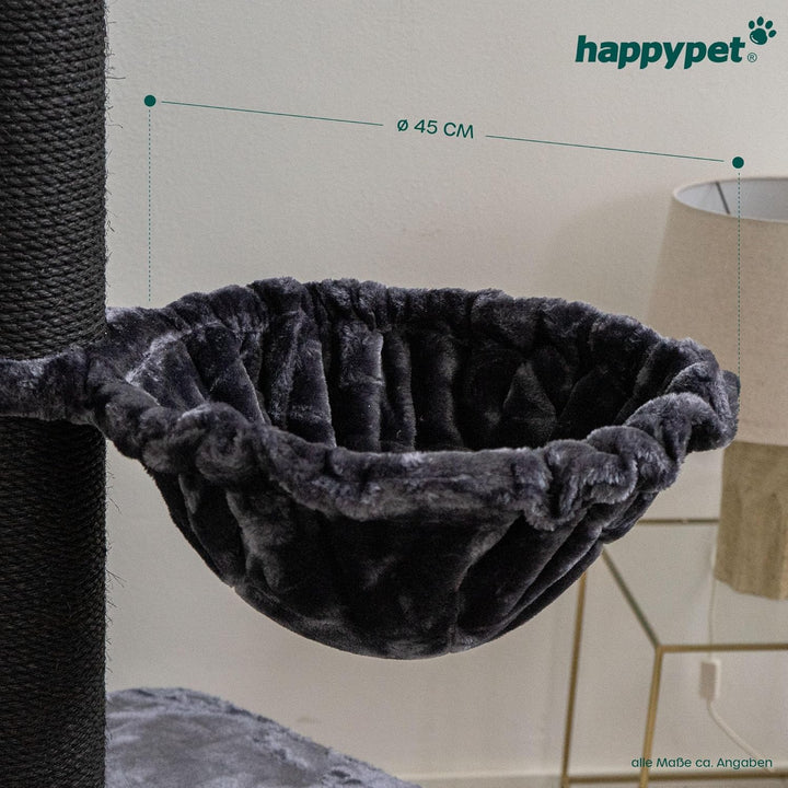 HAPPYPET Universal XXL Liegemulde für Kratzbaum Ø 45 cm - Schlafmulde für grosse Katzen, Maine Coon,