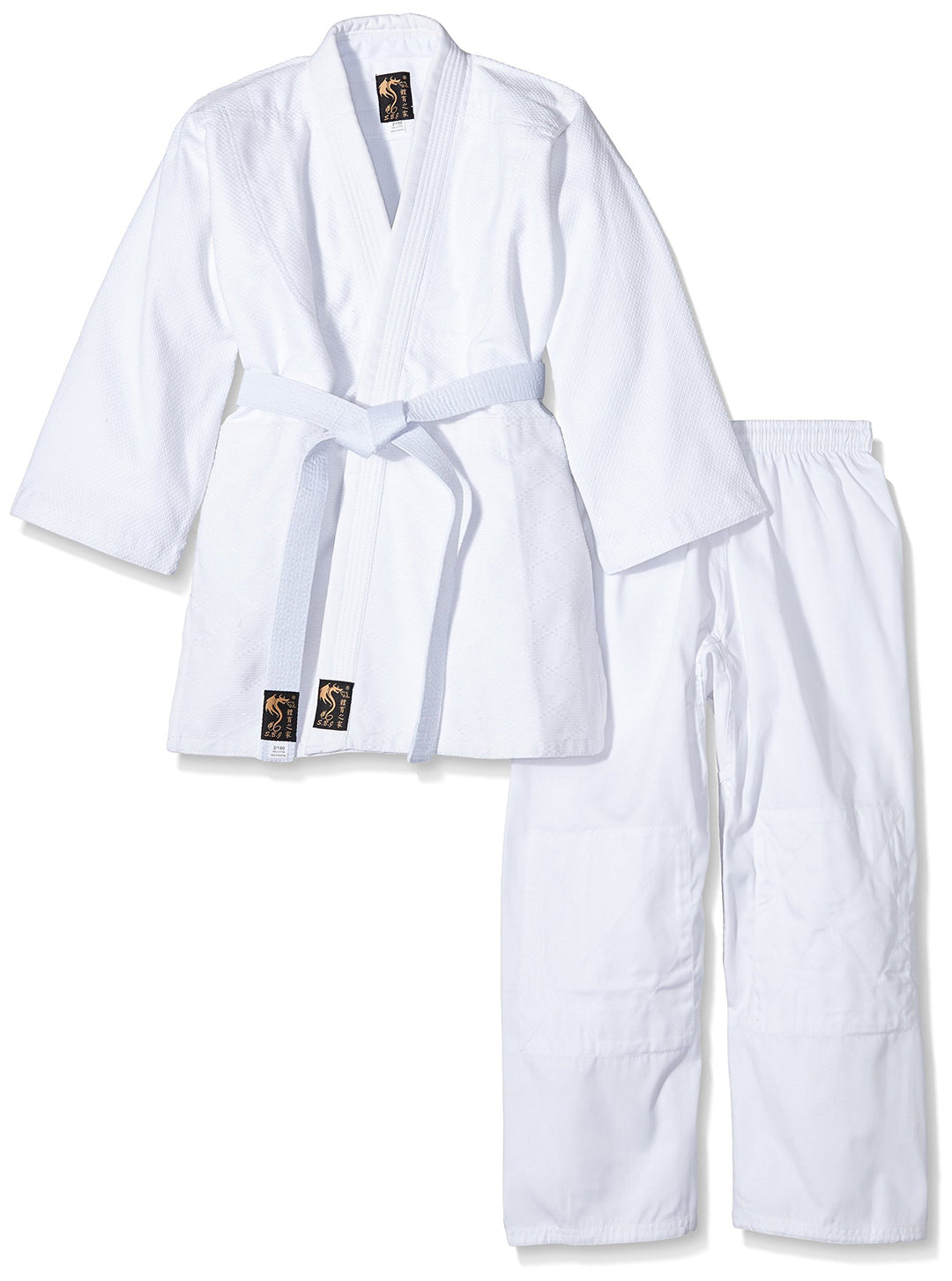 S.B.J - Sportland Judoanzug Basic 180 cm, Weiss, 100