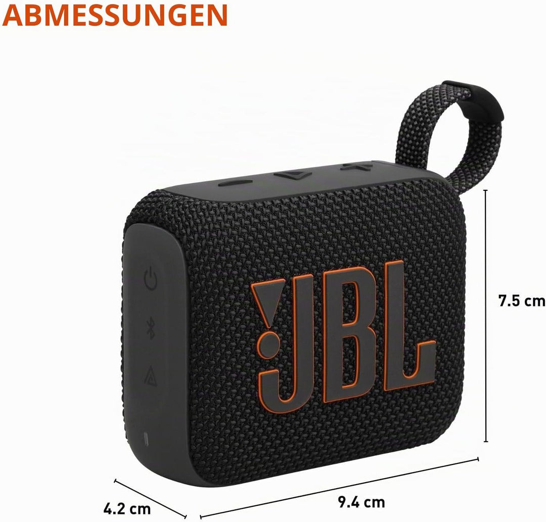 JBL Go 4 - Ultra-Portabler, wasser- und staubdichter Bluetooth-Lautsprecher, Big JBL Pro-Sound mit d