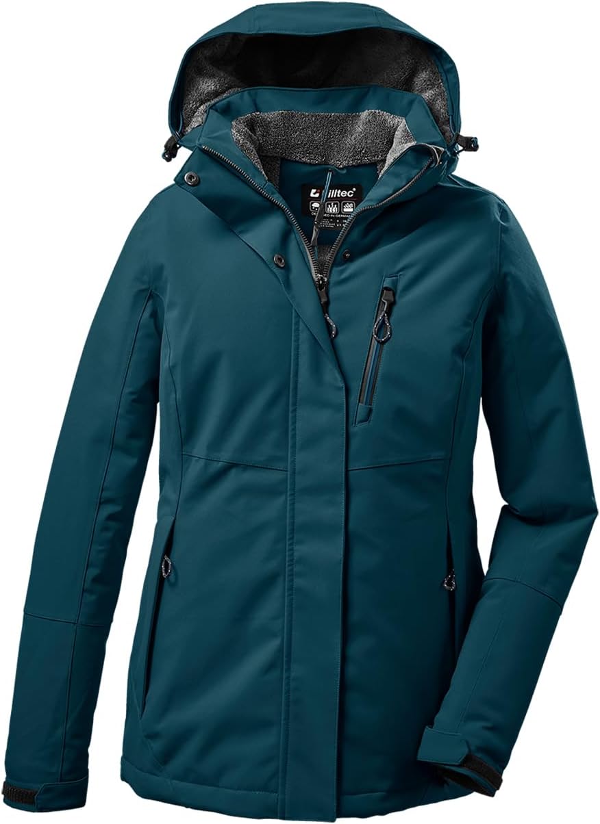 Killtec Softshelljacke Damen mit 10.000mm Wassersäule, Farbe:Petrol, Grösse:24