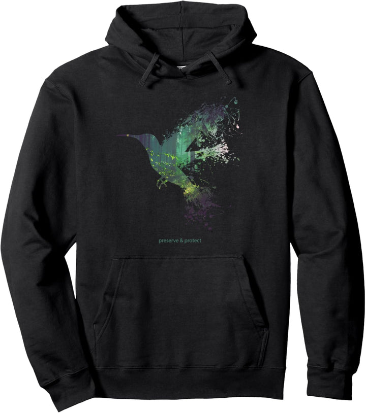 Kolibri Wald Wandern Wälder Gebirge Natur Outdoor Pullover Hoodie