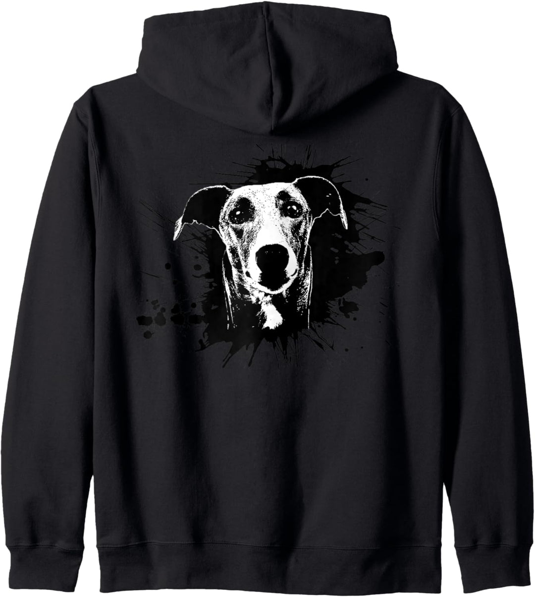 Greyhound-Hund | Greyhound Solash Design Kapuzenjacke