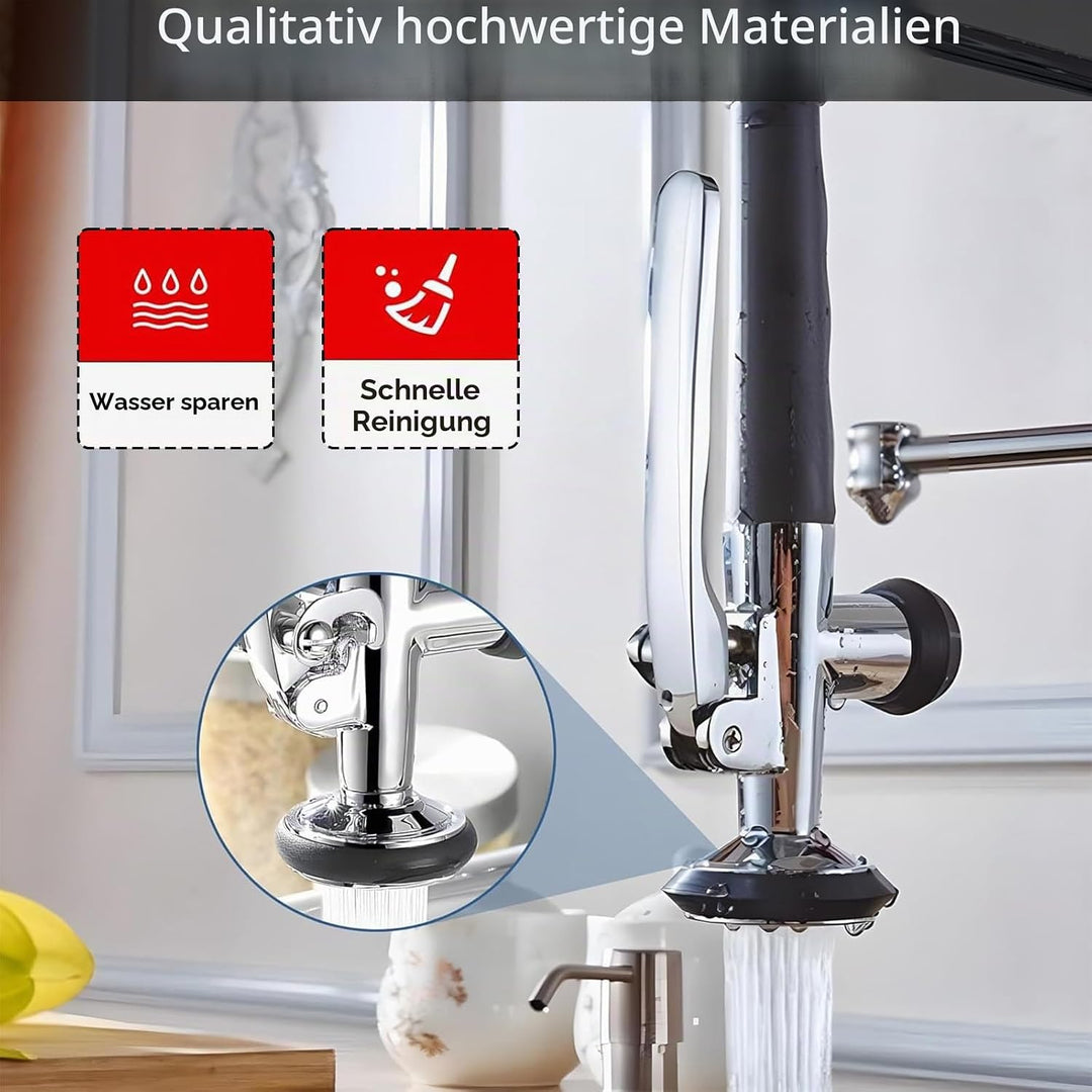 Profi Gastro Handbrause, wasserhahn küche aufsatz 1/2" Standard-AG Spülbrause aus Messing Gastronomi