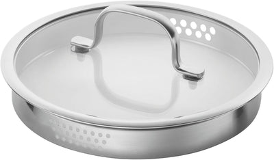 ZWILLING TrueFlow Kochtopfset, 3-teilig, Mit Ausgiessfunktion, Induktionsgeeignet, Edelstahl, Silber