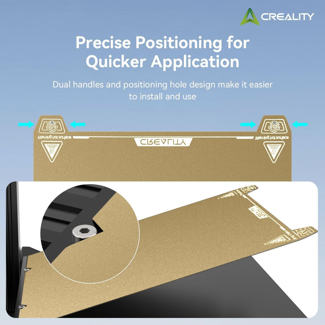 Creality Offiziell Ender 3 V3 Bauplatte PEI Blatt 235x235mm strukturierte Oberfläche Flexible abnehm