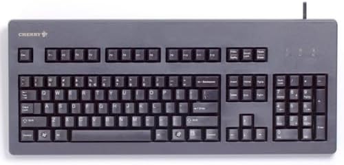 CHERRY G80-3000, Deutsches Layout, QWERTZ Tastatur, kabelgebundene Tastatur, mechanische Tastatur, C