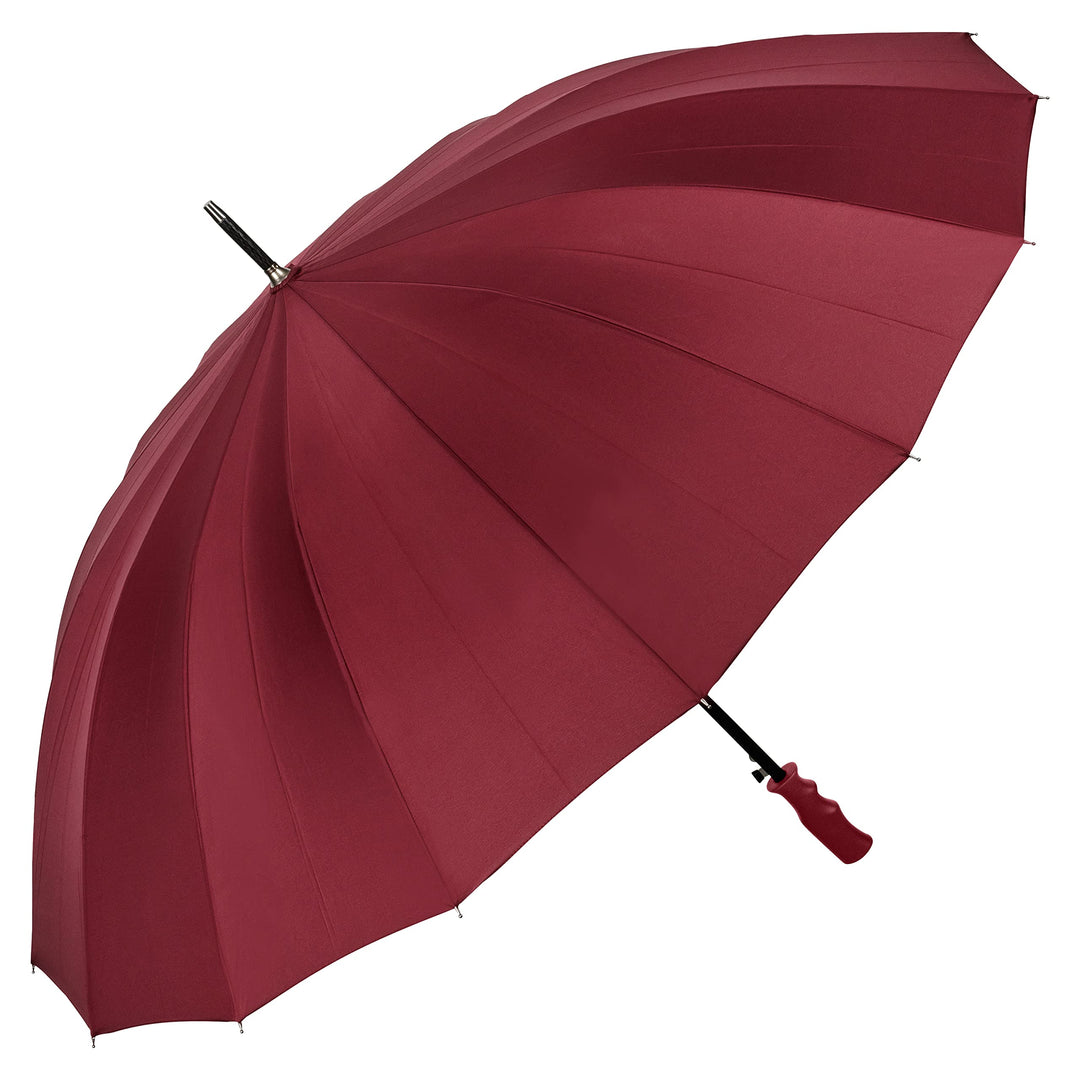 VON LILIENFELD® Regenschirm XXL Durchmesser 120 cm Gross Auf-Automatik 2-Personen 16 Segmente Cleo b
