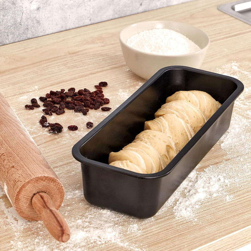 Grizzly Brotbackform, 2x Brotform 30 x 11,5 cm, sauerteigbeständig, antihaft, Backform für Brot und