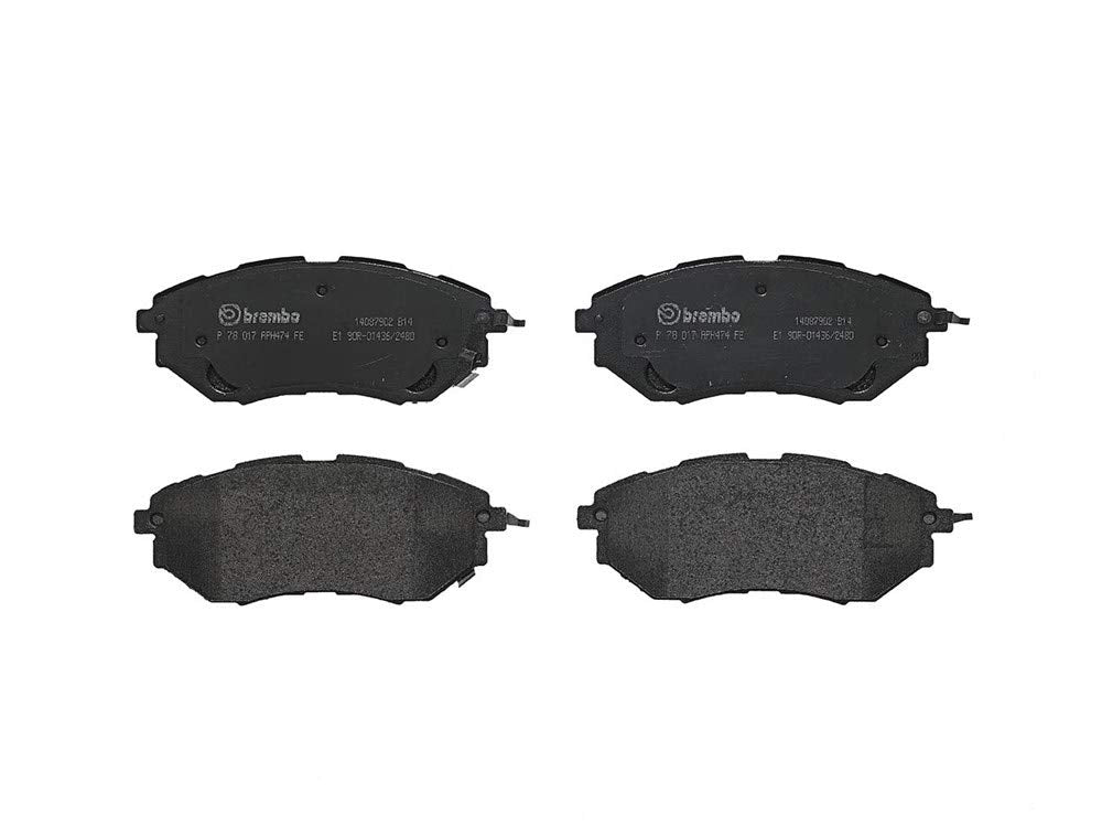 Brembo P 78 017 Bremsbelagsatz, Scheibenbremse - (4-teilig)