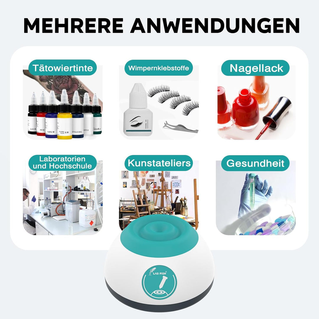 LAB FISH VM200 Mini Vortex Paint Mixer Farbmischer Modellbau Mischer Farben Labor Schüttler, VM200