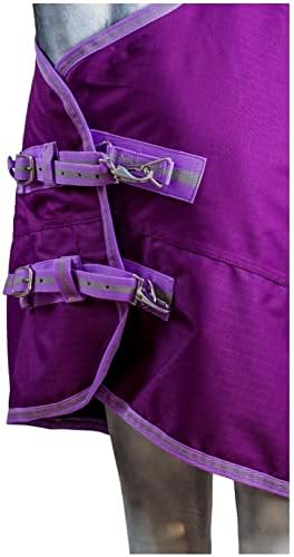 RL24 - Winterdecke High Neck 300g Füllung 600D BASICLINE lila 125cm Lila (Altes Modell) 125cm (300g/