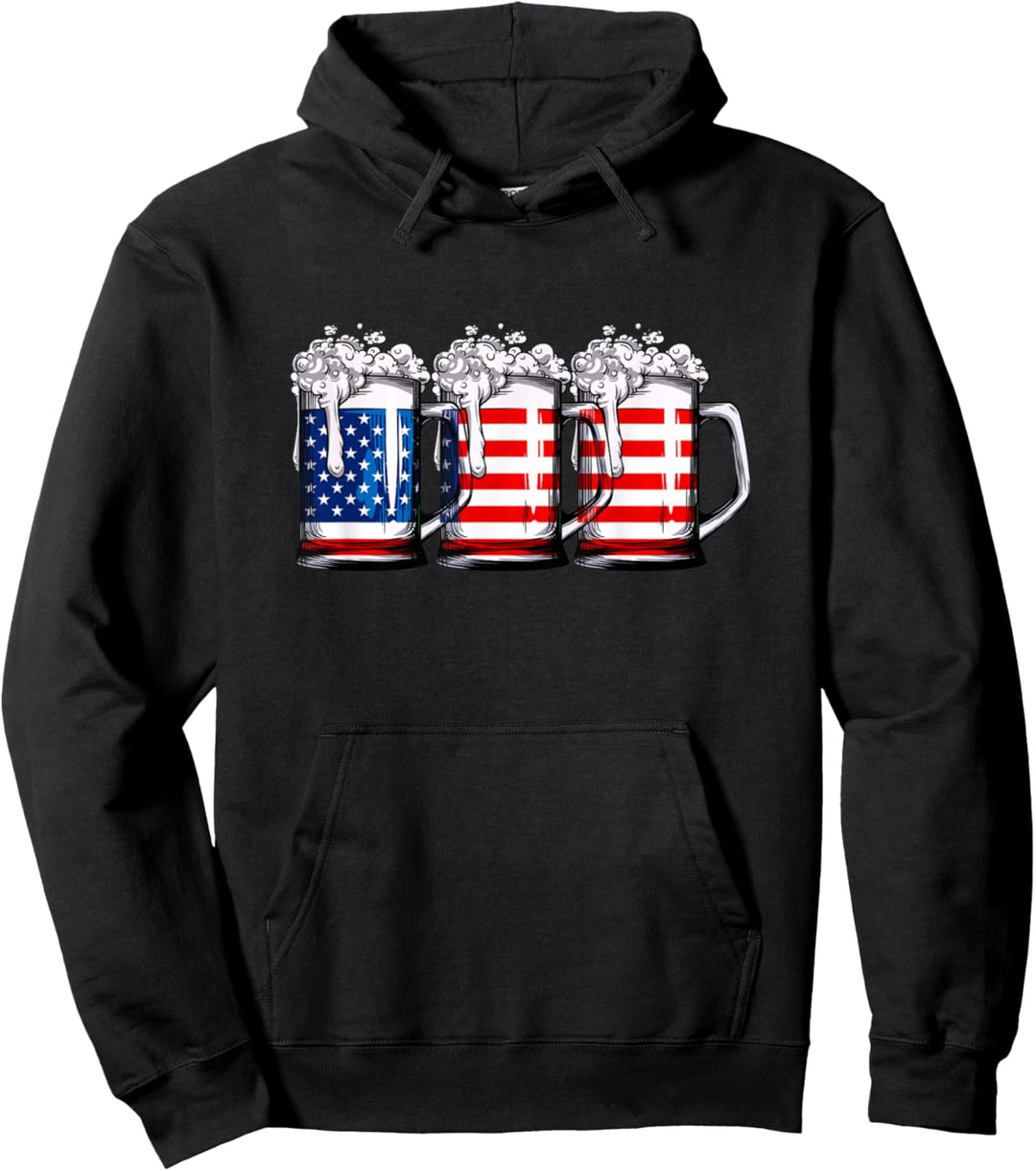 4. JULI Hemd. Amerikanische Freiheit USA Flagge Pullover Hoodie