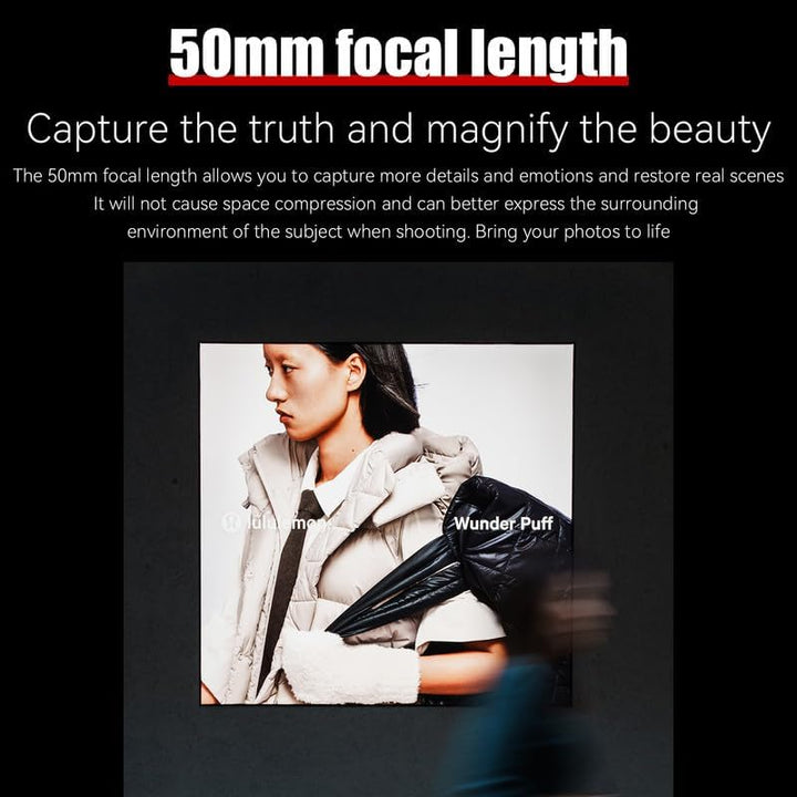 7artisans AF 50mm F1.8 STM-Objektiv, Vollformat, grosse Blende, für spiegellose Kameras mit NZ-Mount