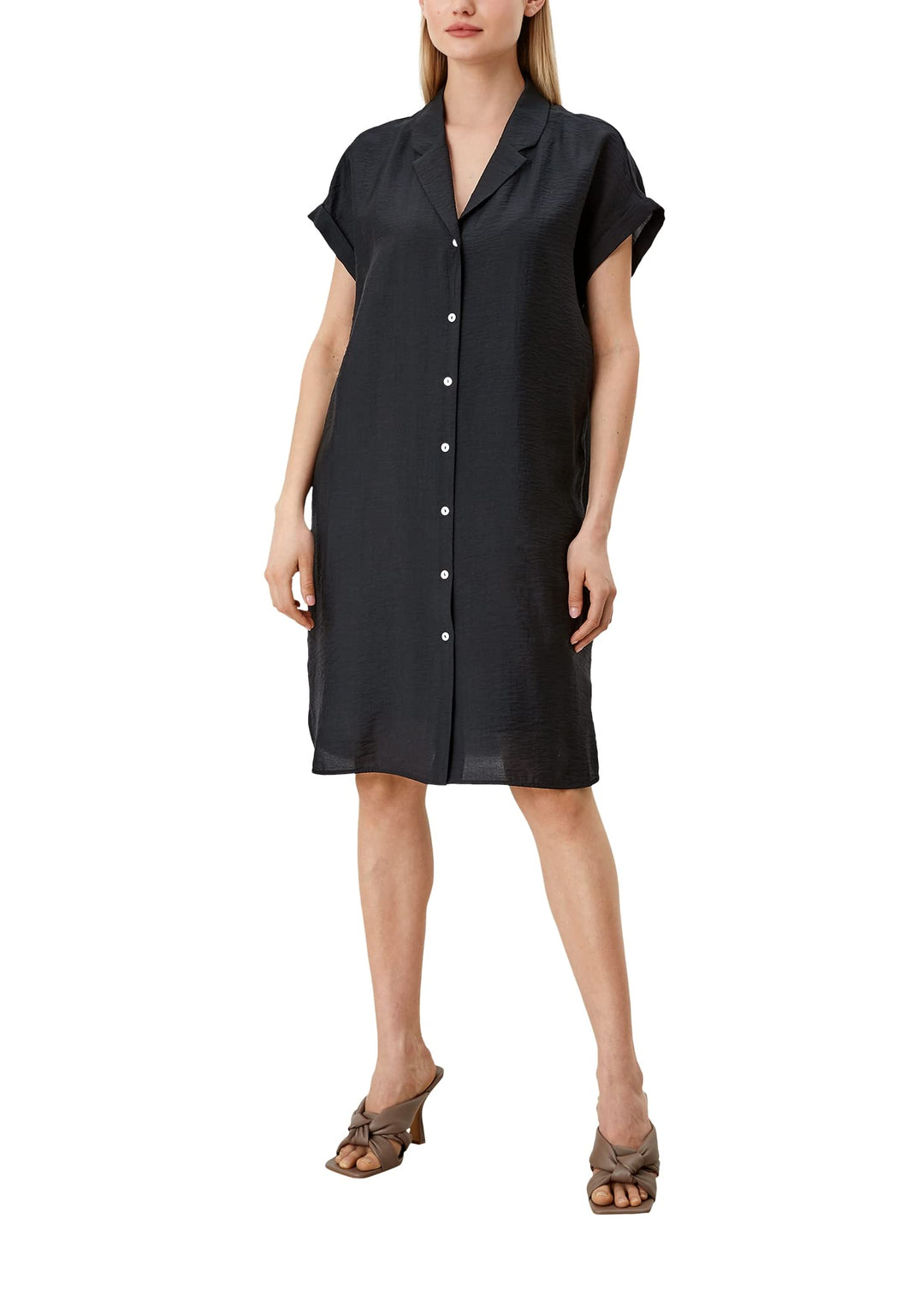 s.Oliver BLACK LABEL Damen Kleid 32 Schwarz, 32 Schwarz