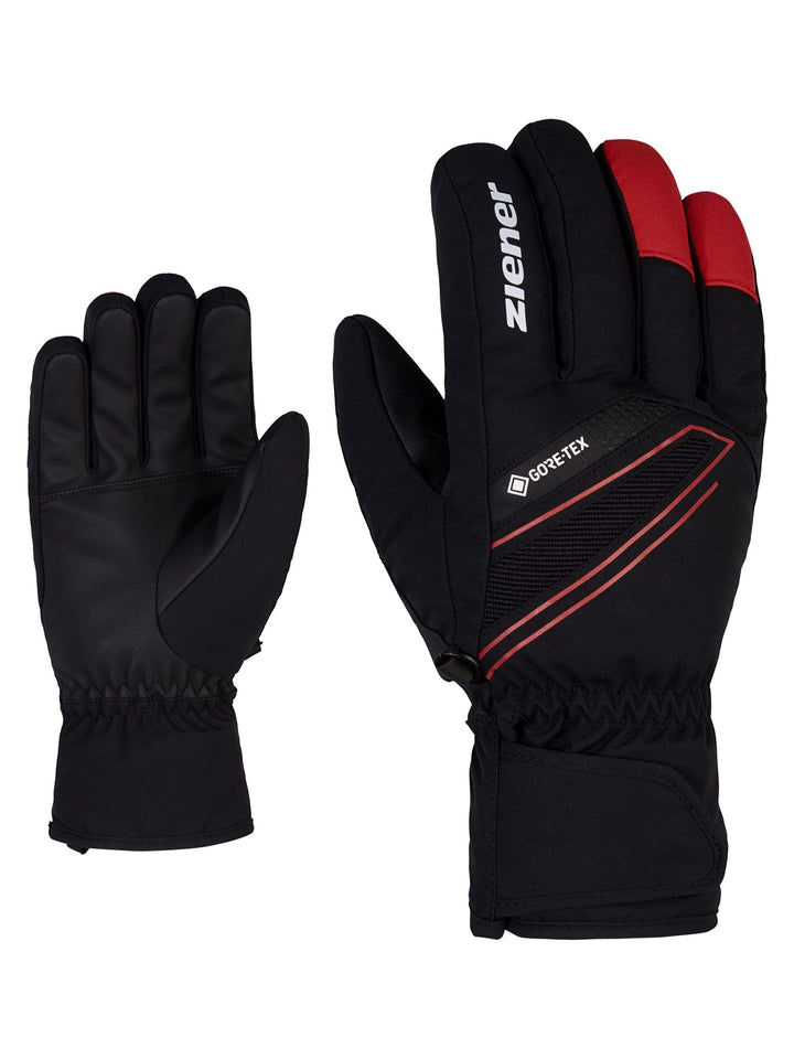 Ziener Herren Gunar Ski-Handschuhe/Wintersport | wasserdicht, atmungsaktiv, warm, Gore-Tex 8 black.r