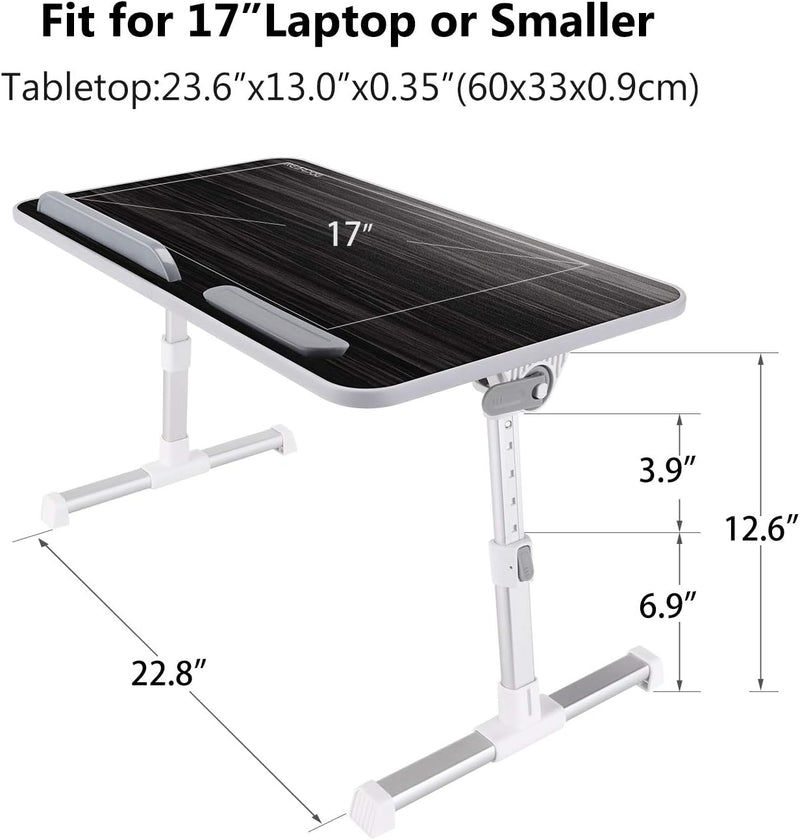 Nearpow Tablett Laptop Tisch Betttisch Laptoptisch Notebookständer Schreibtisch Frühstückstisch Höhe