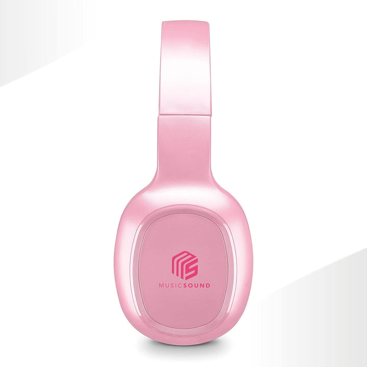Music Sound | Bluetooth Kopfhörer Basic | Ohrmuschel-Bluetooth-Kopfhörer mit Ausziehbarem Kopfband –
