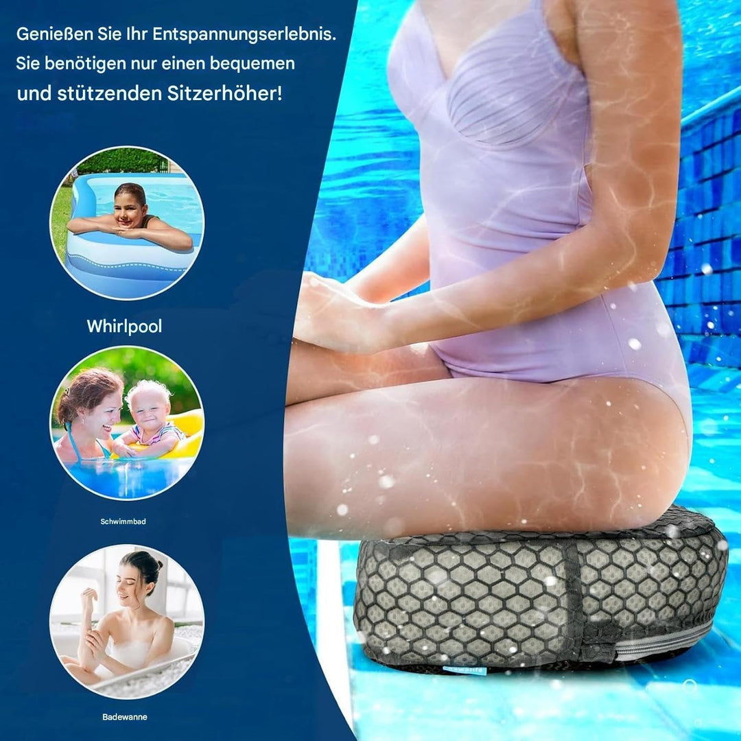 Hot Tub Seat | Spa Sitzerhöhungskissen Für Erwachsene | Schwimmfest rutschfest 3D Luftnetz Sitzaufla