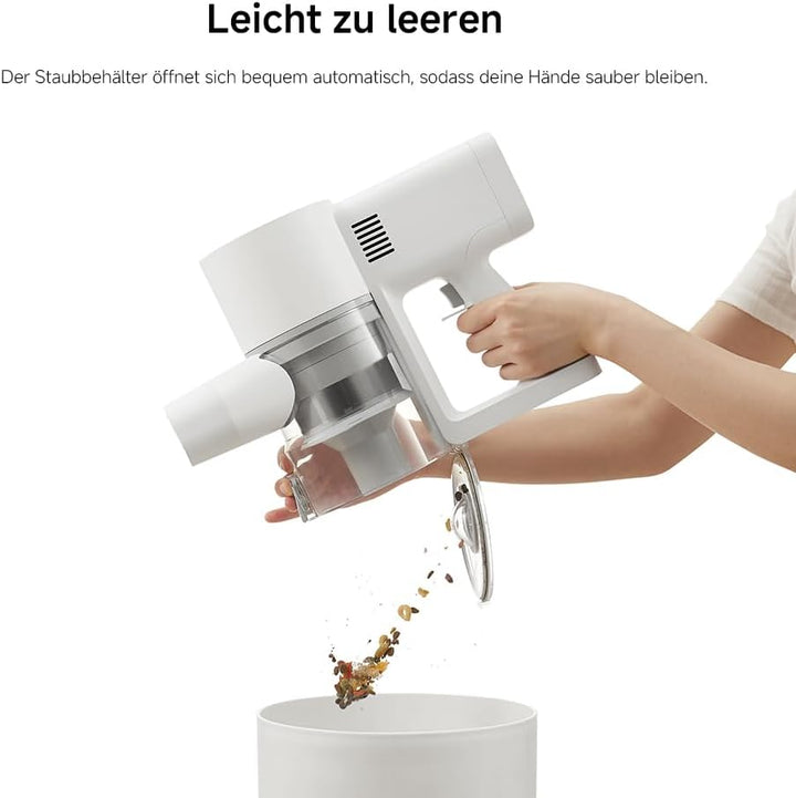Xiaomi Vacuum Cleaner G20 – Leistungsstarker 150AW Akku-Staubsauger mit LED-Suchscheinwerfer, 12-Zyk