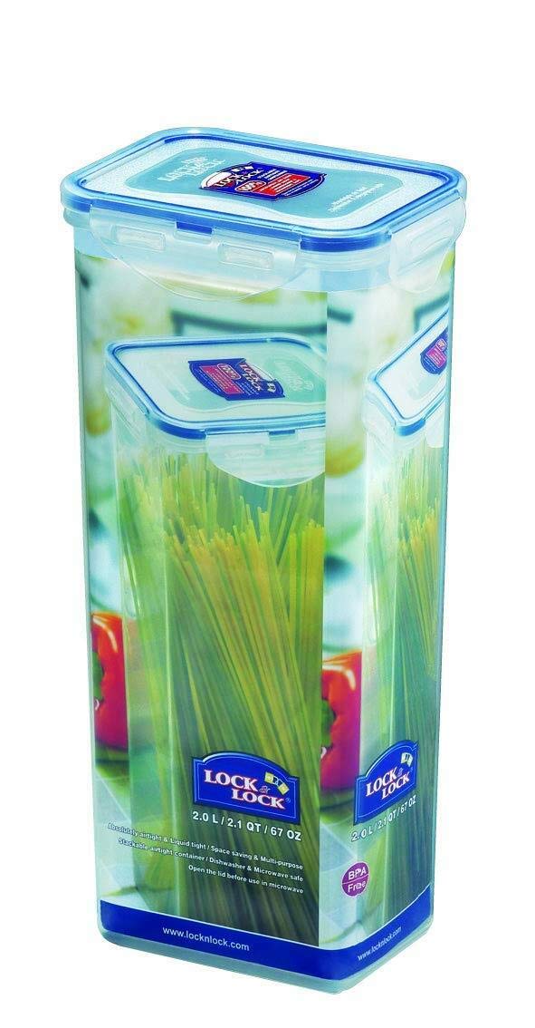 Spaghettidose Frischhaltedose Vorratsdose 2,0 Liter, absolut luftdicht und robust