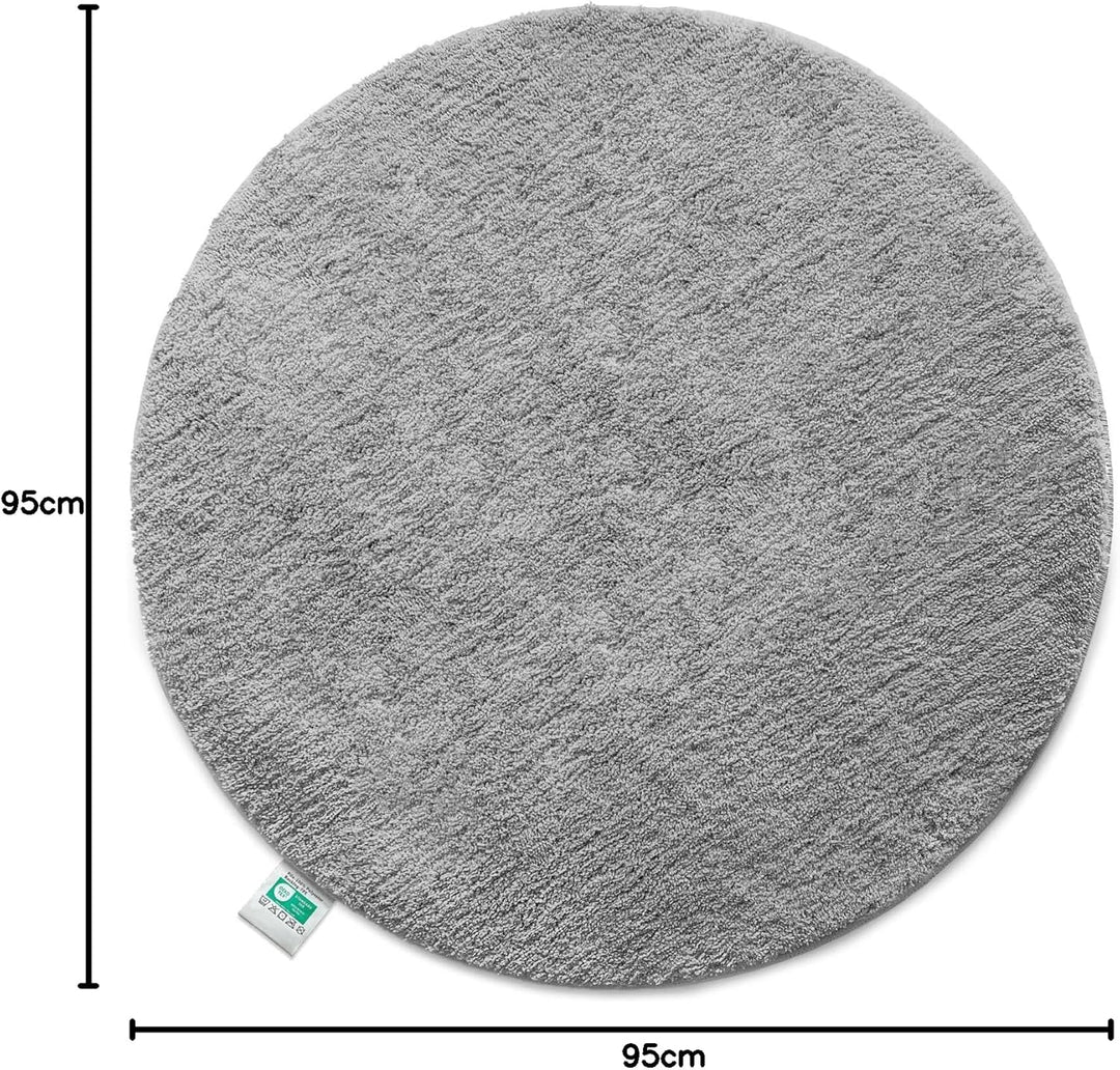 Floordirekt Badematte Sky, Badteppich in Rund, Dichtes, Flauschiges Wohlgefühl für Ihr Zuhause, Badv