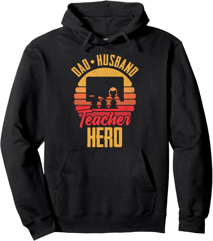Lehramt - Schule Papa Ehemann Lehrer Held Schullehrer Pullover Hoodie