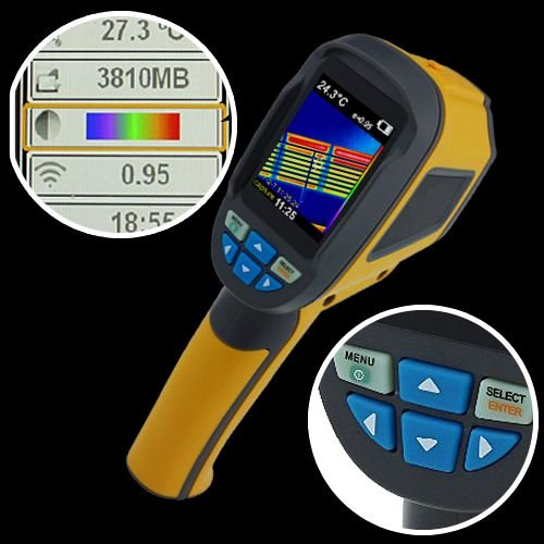 Wärmebildkamera Infrarotkamera Thermografie Gebäude Sanierung Schimmel Taupunkt Pyrometer Energiepas