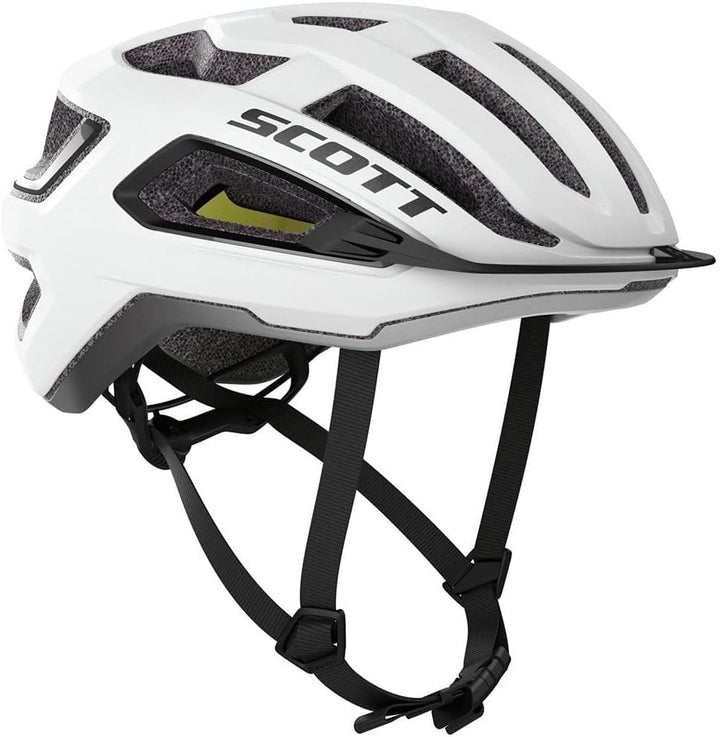 Scott Arx Plus MIPS Rennrad Fahrrad Helm weiss/schwarz 2023 Weiss / Schwarz S, Weiss / Schwarz S
