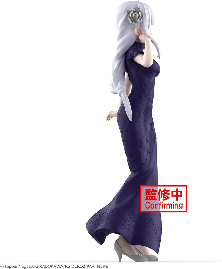 Banpresto Emilia Re:Zero-Starting Life In Another World – Glitzer & Glamours 24 cm, Mehrfarbig BP890