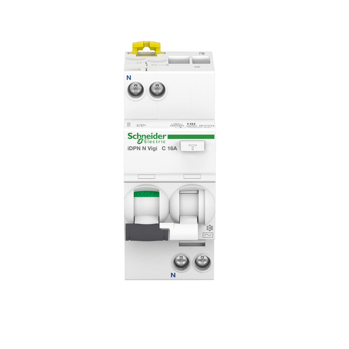 Schneider Electric A9D32616 FI/LS-Schalter iDPN N Vigi 1P+N, 16A, C-Char, 30mA, Typ A, 6kA, Weiss, 1