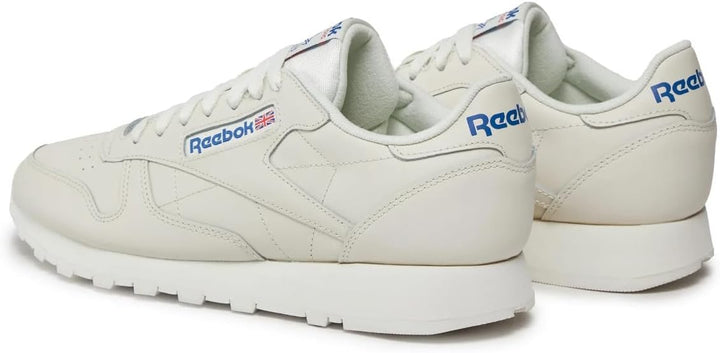 Reebok Unisex Classic LeatherSneaker 34 EU Chalk Vecblu Vecred, 34 EU Chalk Vecblu Vecred