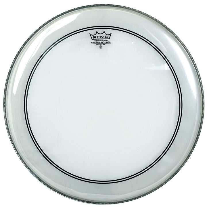 Remo P3-1320-C2 Bass-drum Powerstroke 3 Clear 50,8 cm (20 zoll) farblos 20", 20"
