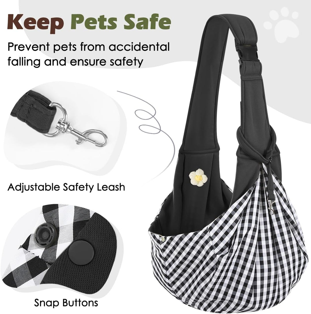Pawaboo Hundetragetasche, Tragbare Haustier Hundetasche mit Verstellbare Schultergurt,Outdoor Reise