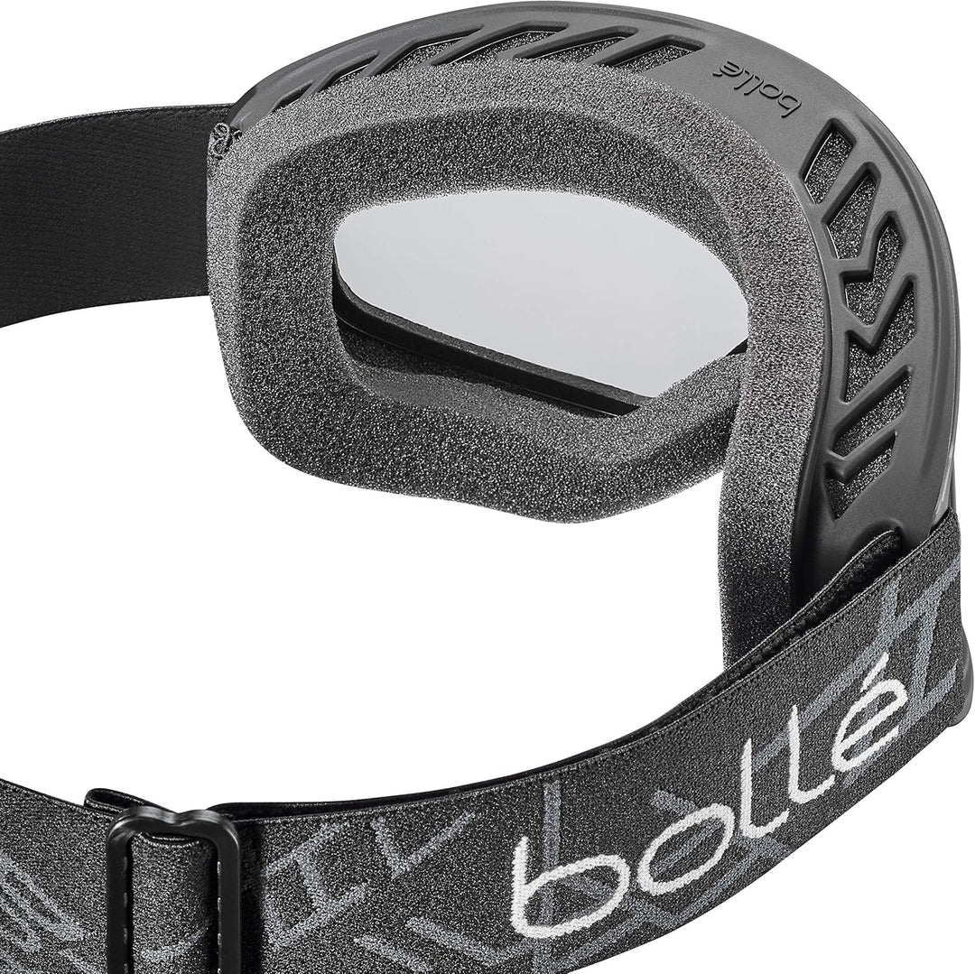 Bollé - FREEZE & PLUS Skibrillen Schwarz matt optimale Sicht, beschlagfreier, kratzfester Schutz, Do