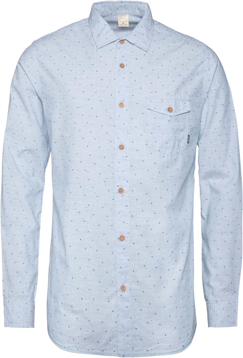 Protest Herren Afternoon Herrenhemd S Empire Blue, S Empire Blue